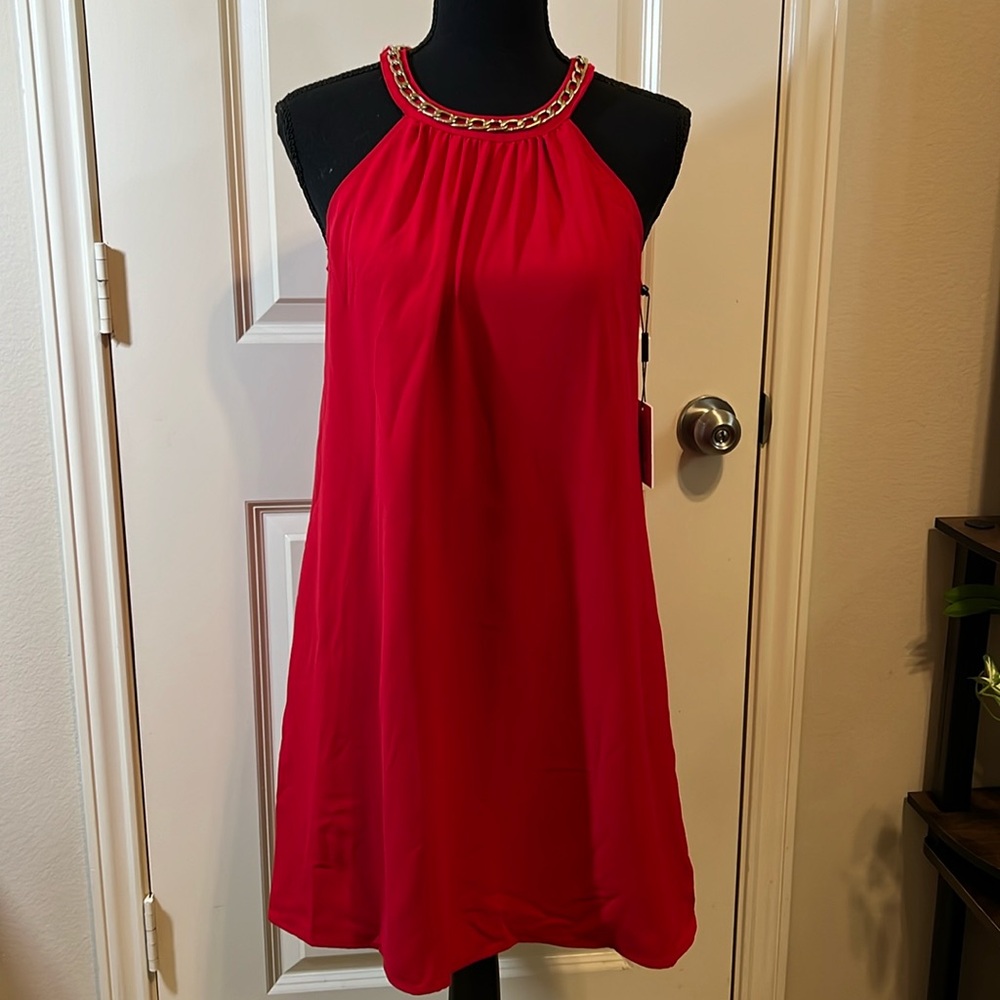 Calvin Klein sleeveless embellished dress